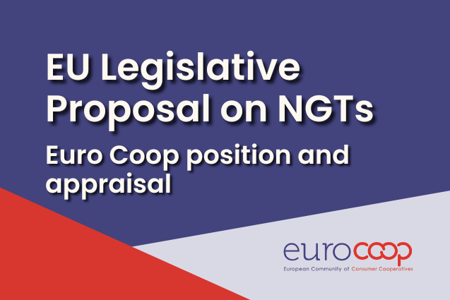 Euro Coop Position on New Genomic Techniques Euro Coop Position on New Genomic Techniques