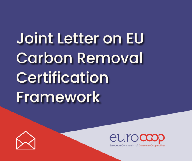Joint Letter on EU CRCF Priorites Joint Letter on EU CRCF Priorites