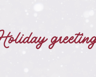President & Sec-Gen Holiday Greetings ❄ President & Sec-Gen Holiday Greetings ❄