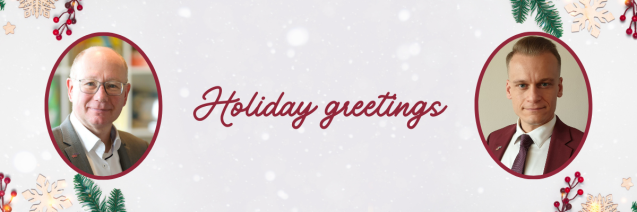 President & Sec-Gen Holiday Greetings ❄