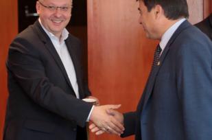 Petar Stefanov – Vice-President of Co-operatives Europe meets with Sergei Stanishev
